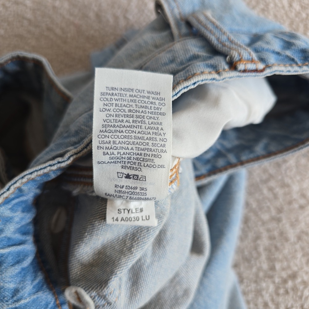 No Boundaries Women's Wide Leg Denim Jeans Light Enzyme With Tint Size 12 NWT - Picture 13 of 14